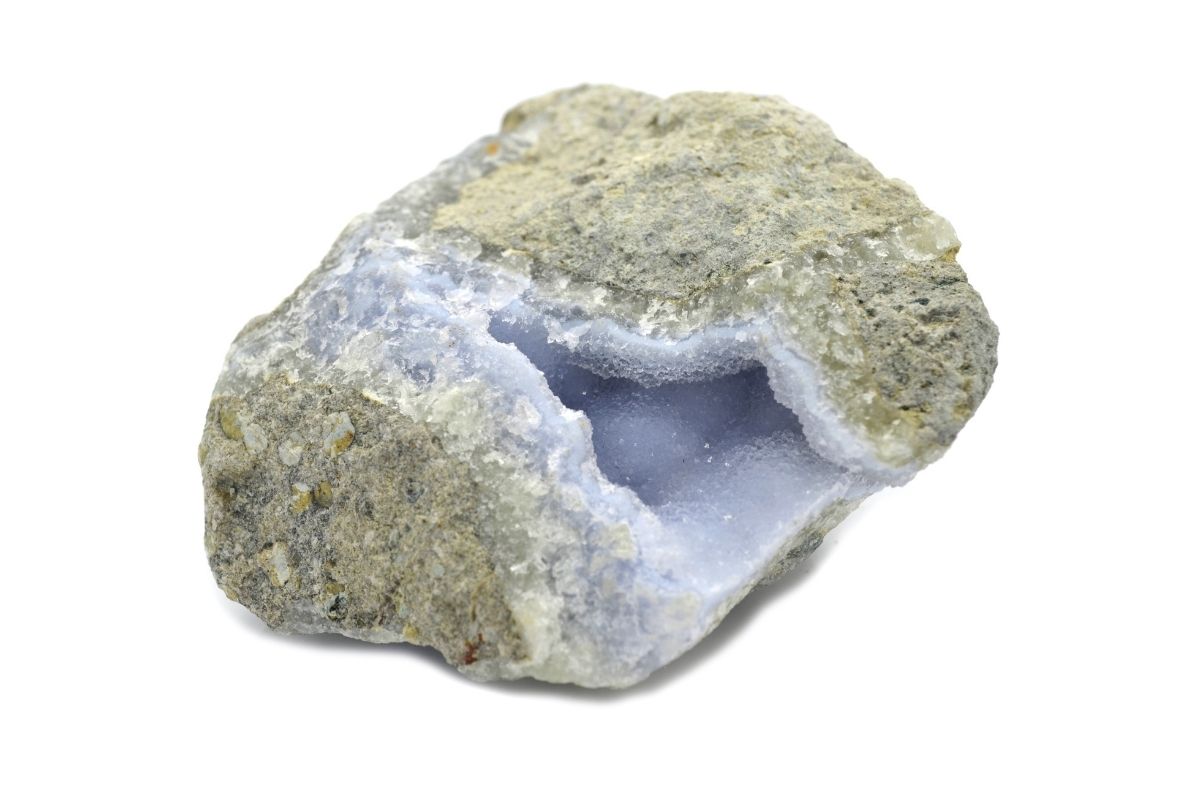 Sample of a blue lace agate.